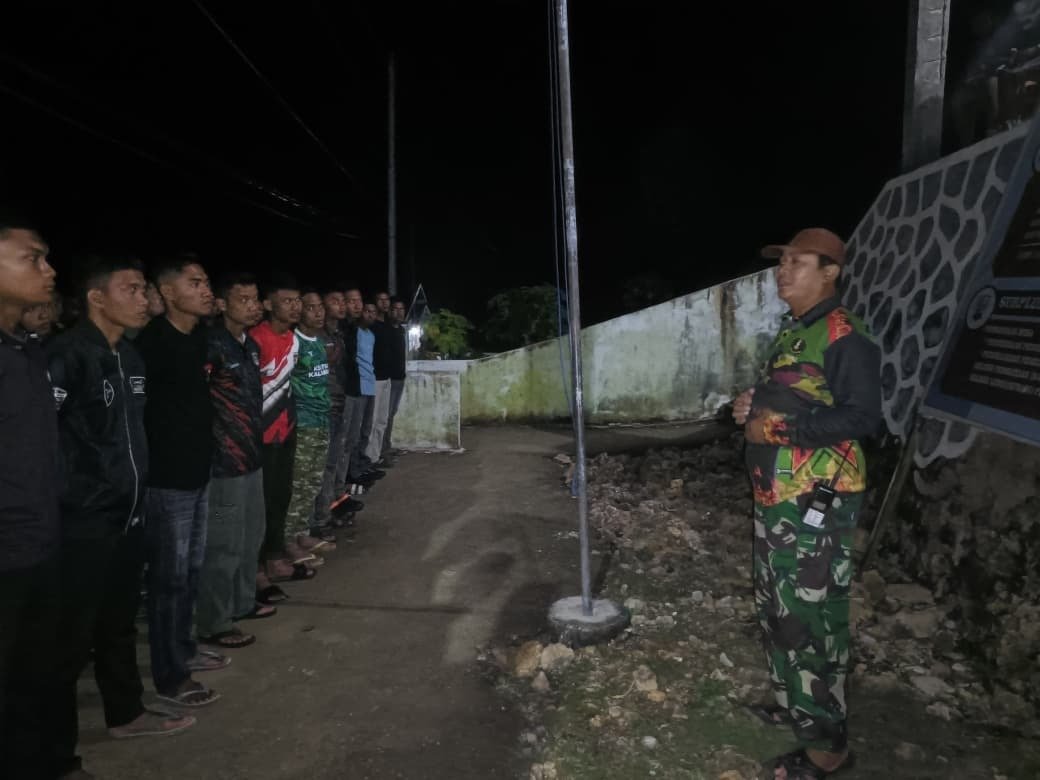 Dan SSK TMMD Pimpin Apel Malam, Pastikan Kesiapan dan Kondisi Personel Satgas