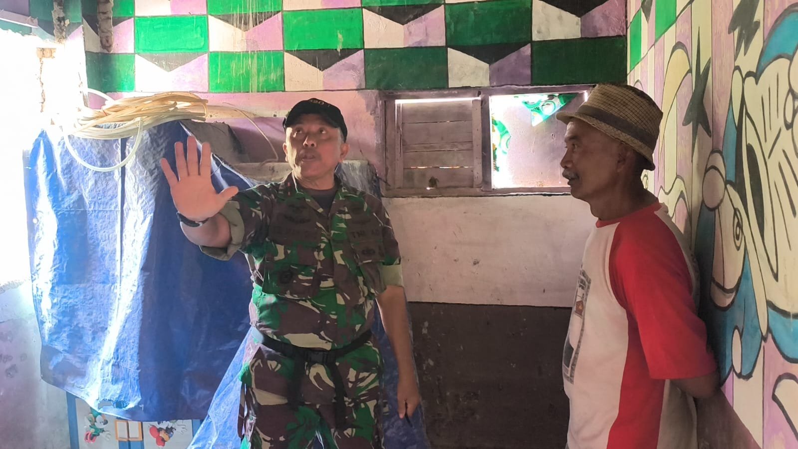 Rehab RTLH Terus Dikebut, Dan SSK TMMD ke-129 Kodim 0620 Pastikan Setiap Tahapan Berjalan Sesuai Rencana