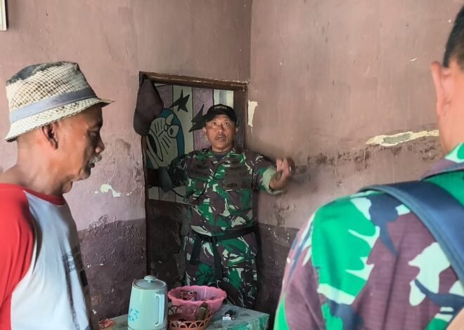 Turun Langsung ke Lapangan, Dan SSK TMMD ke-129 Kodim 0620 Awasi Progres Rehab RTLH Bapak Rasta Demi Hunian yang Lebih Layak