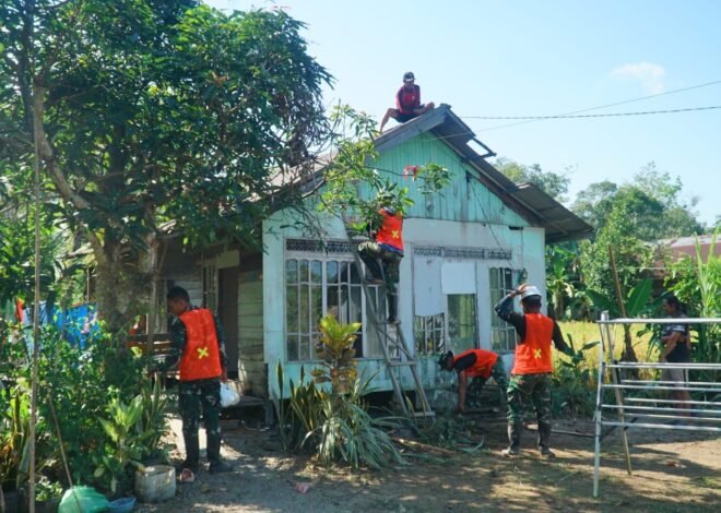 TMMD Reguler Ke-129 Hadirkan Harapan Baru Melalui Rehabilitasi RTLH Warga