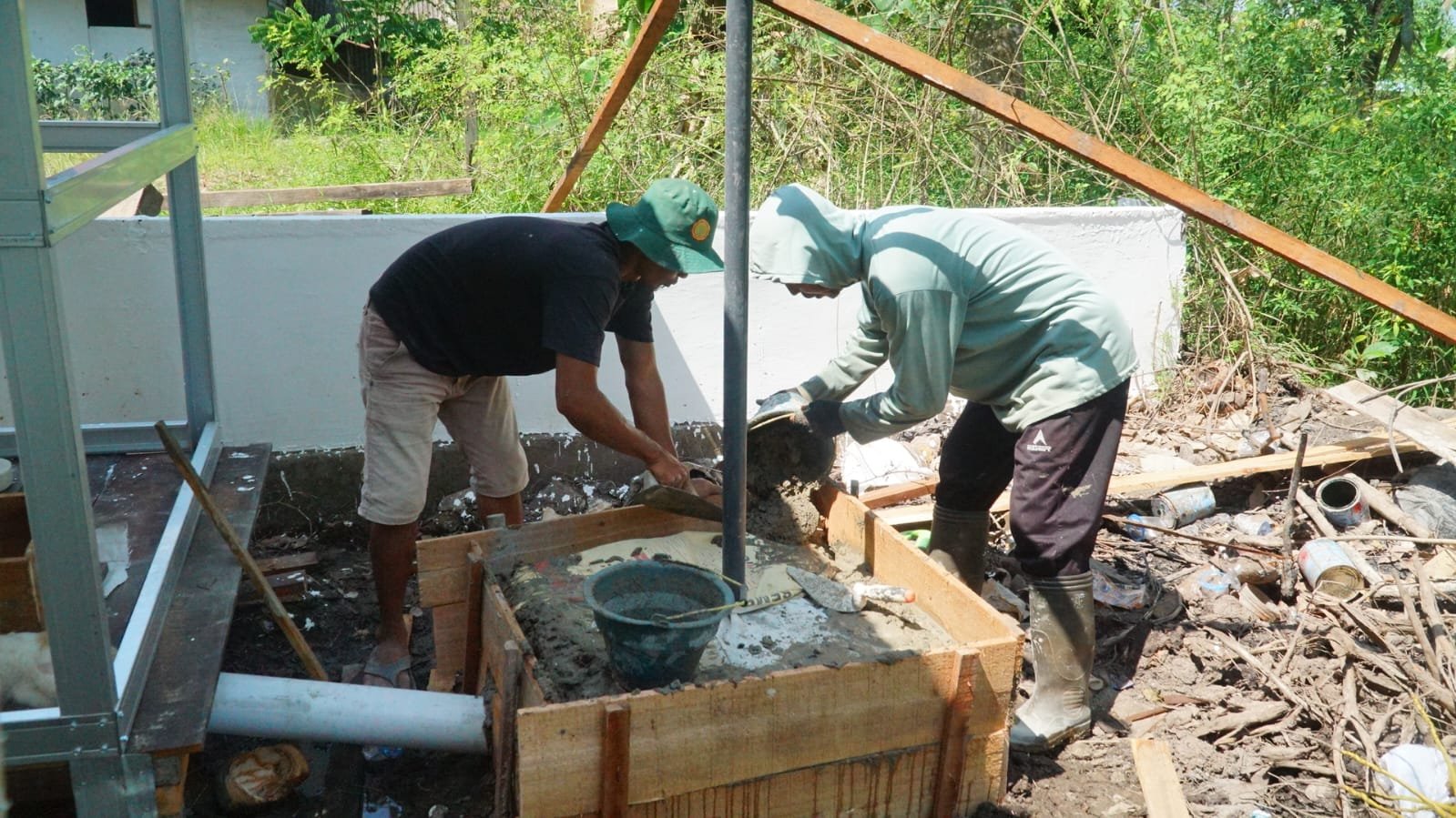 Satgas TMMD Prioritaskan Kualitas Septik Tank Demi MCK yang Ramah Lingkungan
