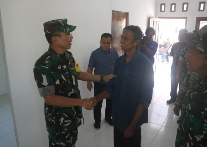 Brigjen TNI M. Jangkung Widyanto Pimpin Tim Wasev Tinjau Langsung Progres TMMD ke-129 Kodim 0413/Bangka