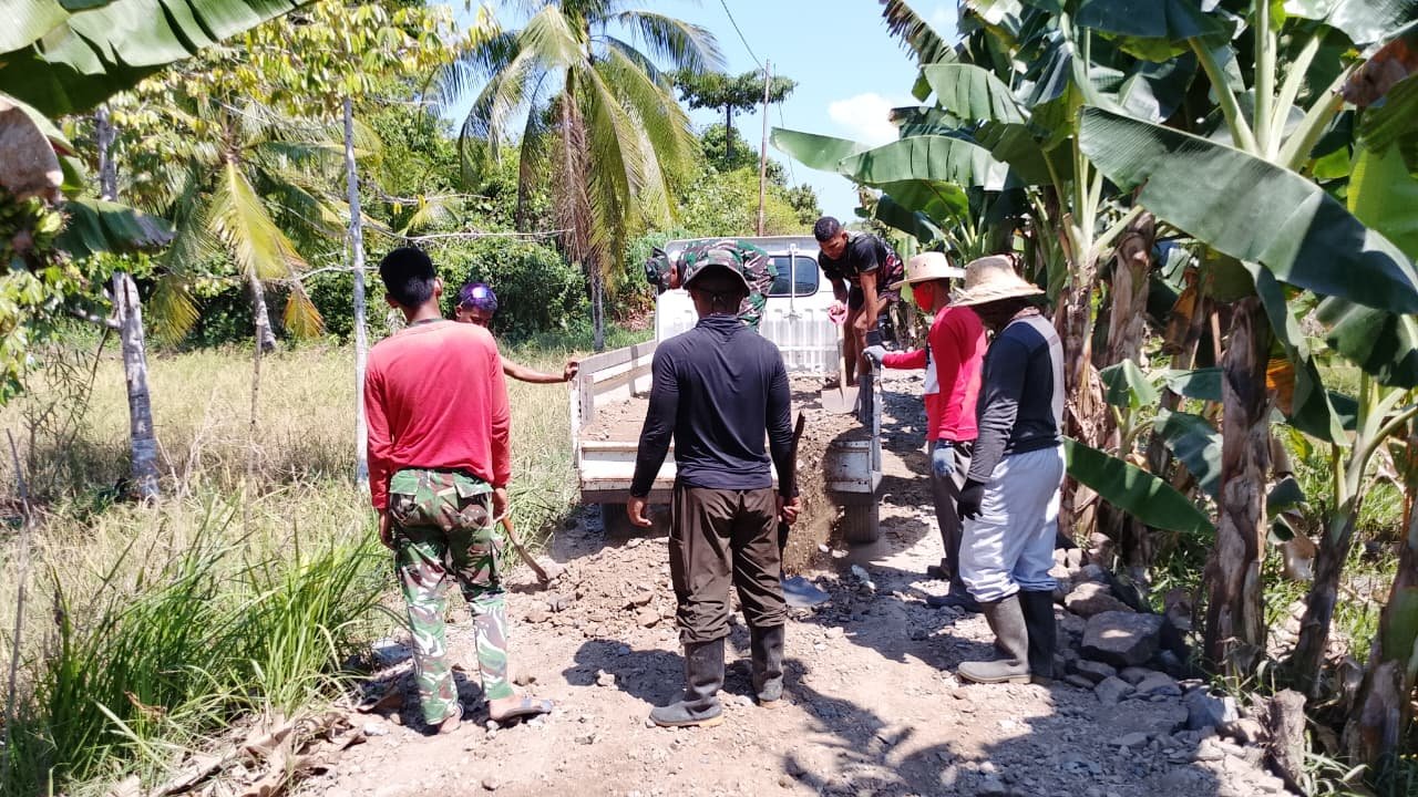 Penimbunan Badan Jalan Terus Dikebut, Akses Warga Desa Bandaraya Segera Makin Baik