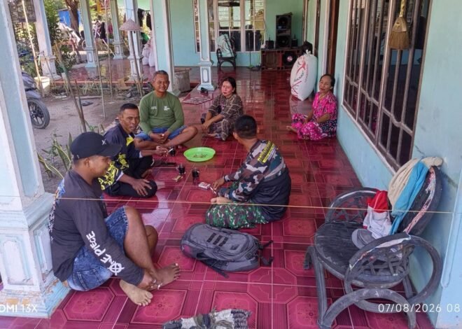 Dari Teras Rumah Warga, Satgas TMMD Rajut Kedekatan dengan Masyarakat