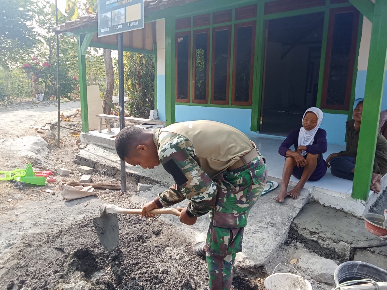 TMMD Ke-129 Hadirkan Harapan Baru bagi Keluarga Kasiman