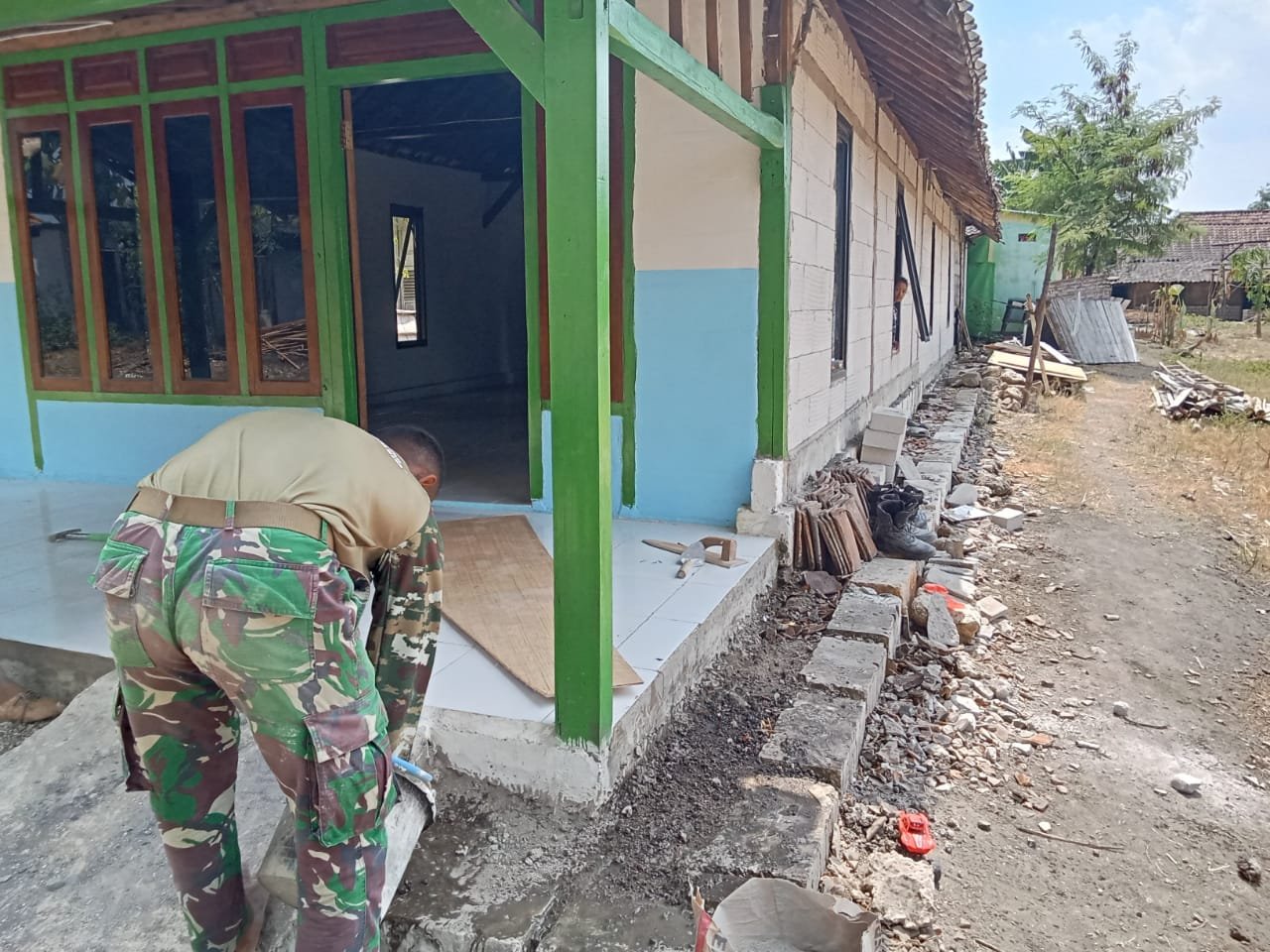 Dari Rumah Kurang Layak Menjadi Hunian Lebih Nyaman, Kasiman Rasakan Manfaat TMMD