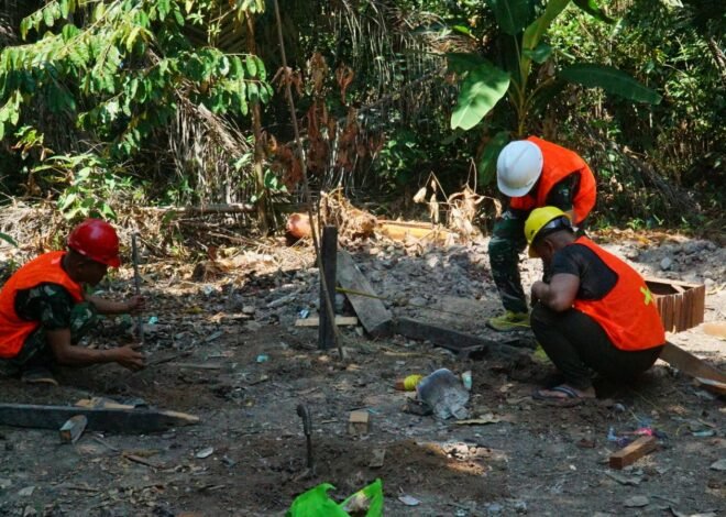 Satgas TMMD Reguler Ke-129 Utamakan Kualitas Konstruksi Kuda-Kuda MCK