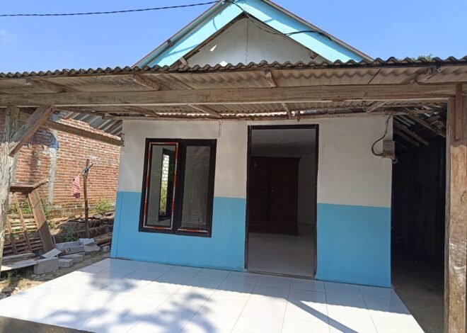 Dinding Rumah Ibu Saelah Mulai Berdiri Rapi, Progres RTLH TMMD Ke-129 Kodim 0813/Bojonegoro Terus Berjalan*