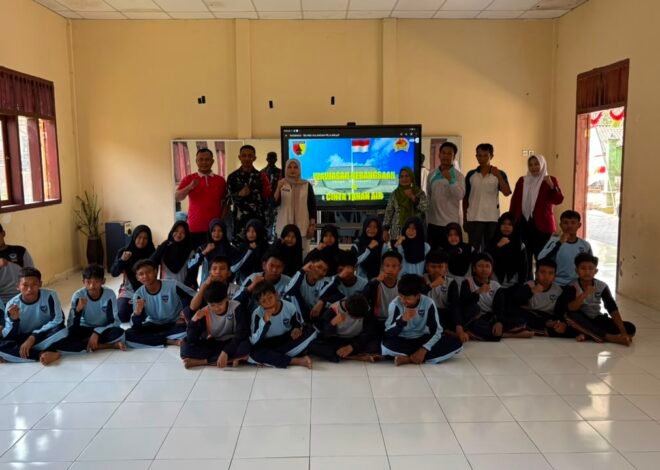 TMMD Ke-129 Dekatkan TNI dengan Pelajar Lewat Sosialisasi Wawasan Kebangsaan