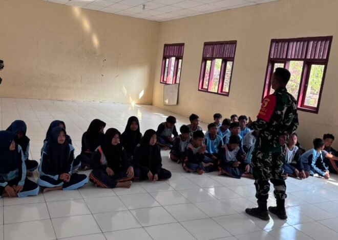 Wawasan Kebangsaan dan PBB, Cara Satgas TMMD Perkuat Jiwa Nasionalisme Pelajar