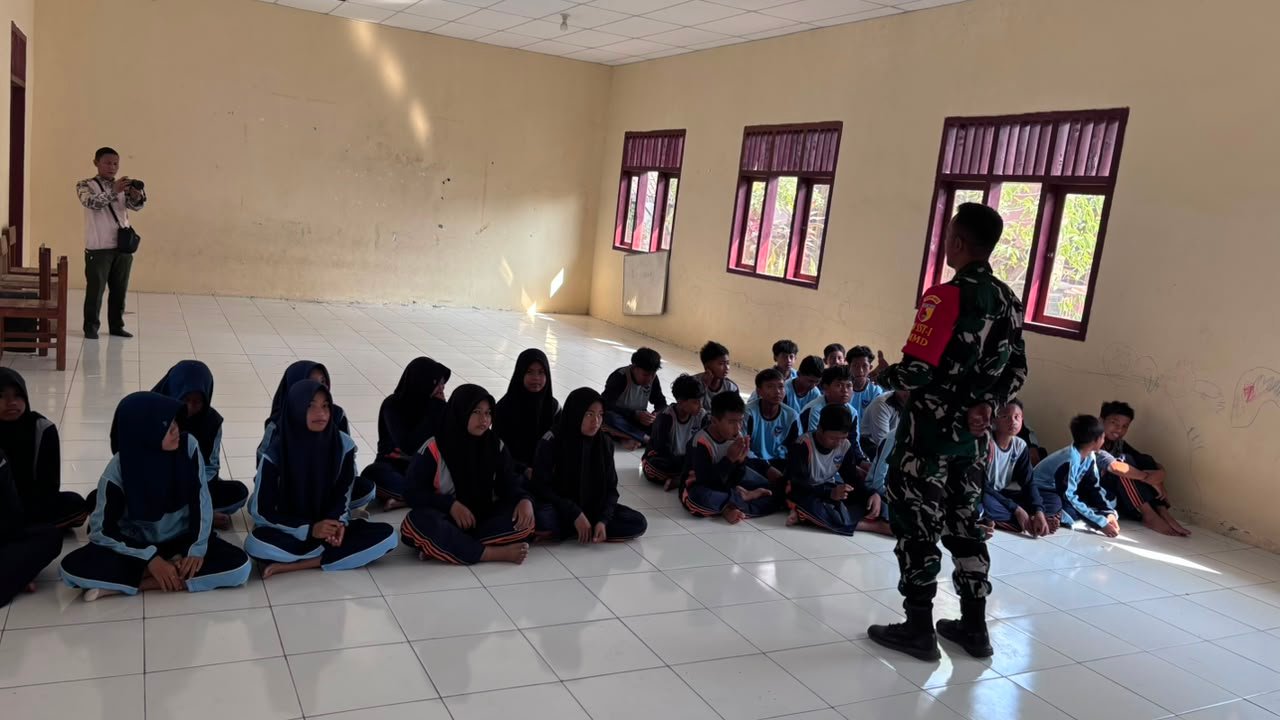 Wawasan Kebangsaan dan PBB, Cara Satgas TMMD Perkuat Jiwa Nasionalisme Pelajar