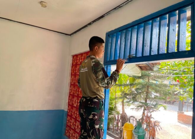 TMMD Ke-129 Kodim 0813/Bojonegoro Benahi SDN Kesongo 1 untuk Dukung Kenyamanan Belajar