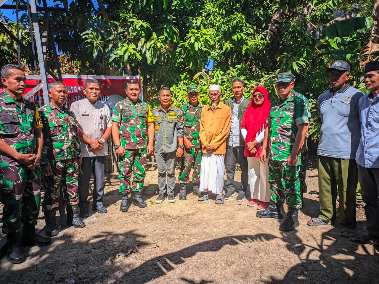Tinjau Sumur Bor TMMD Ke-129 Kodim 1404/Pinrang, Marsma TNI Arifaini Nur Dwiyanto Tekankan Pentingnya Perawatan