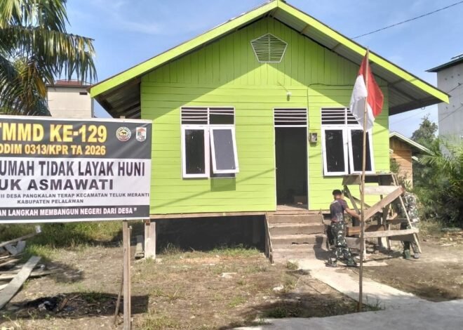 H-6 Sisa TMMD ke-129: RTLH Ibu Asmawati Menuju Finishing