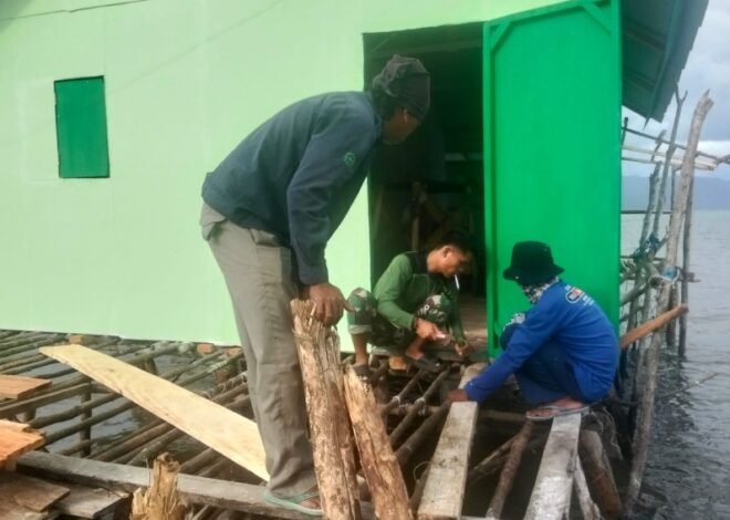 Renovasi RTLH Bapak Nardianto Memasuki Tahap Pemasangan Lantai Teras Rumah