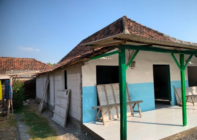 Progres RTLH Rumah Bapak Samijan Terus Berjalan, Satgas TMMD Ke-129 Kodim 0813/Bojonegoro Optimalkan Pekerjaan
