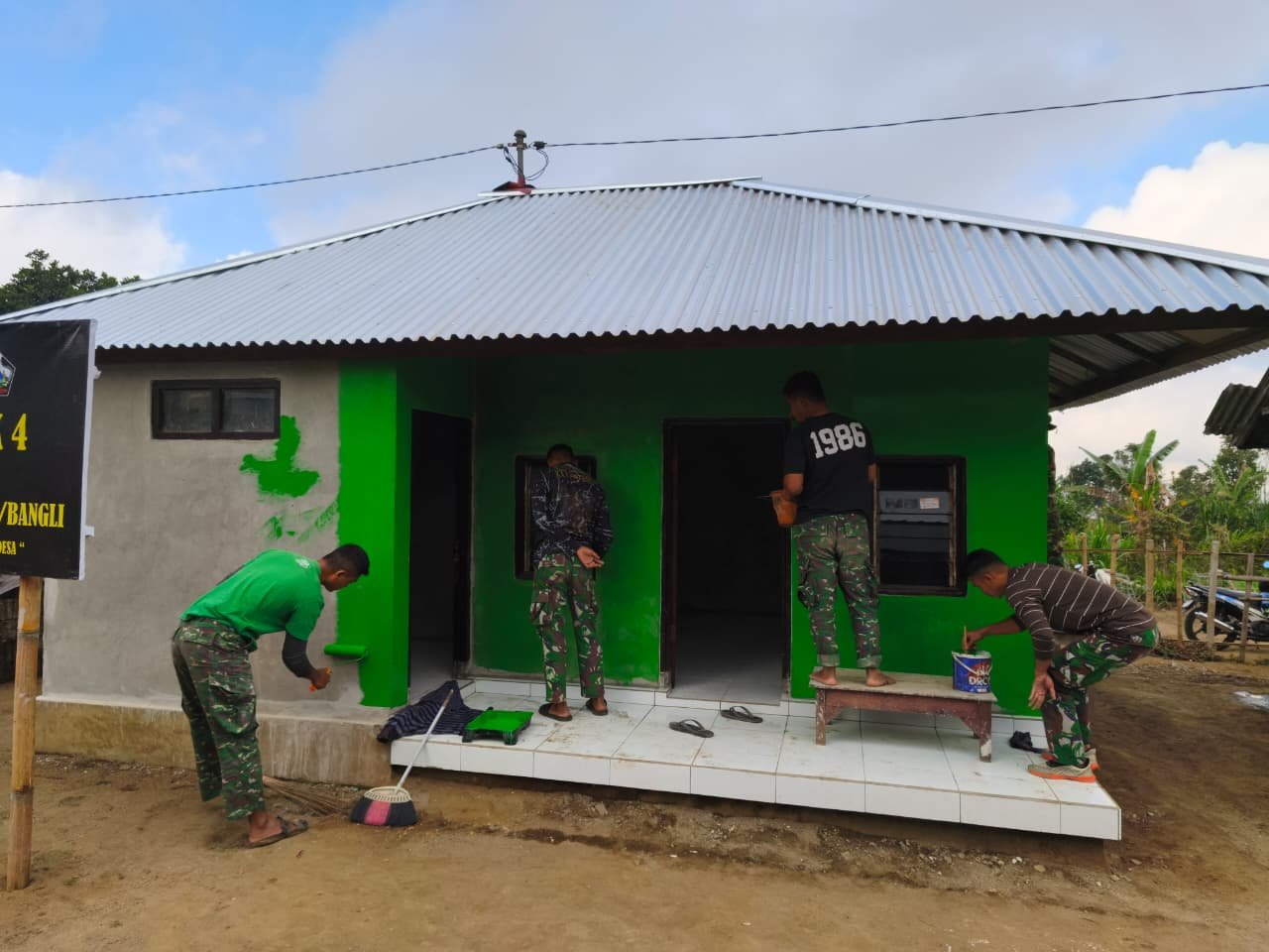 Rumah Makin Nyaman, Ni Nengah Madri Rasakan Manfaat Nyata TMMD Ke-129 Kodim 1626/Bangli