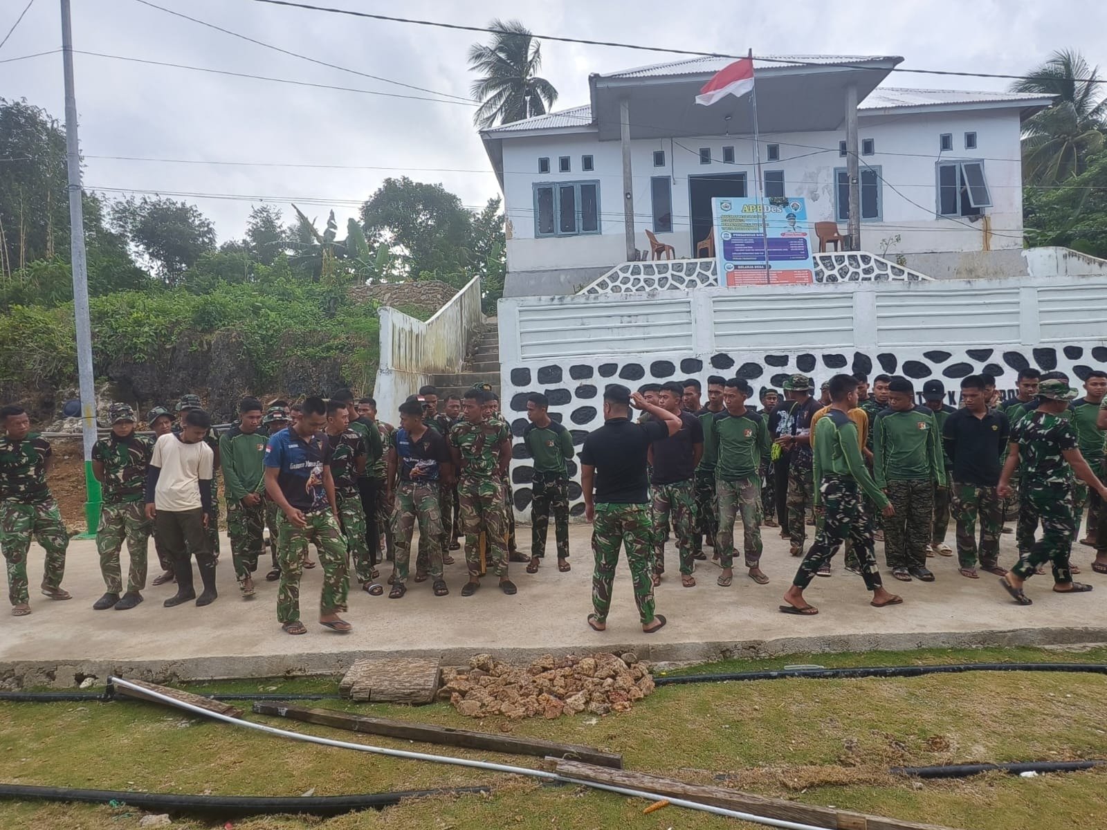 Apel Pagi, Satgas TMMD Kejar Target Jelang Penutupan