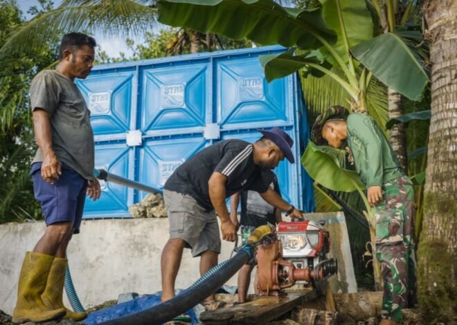Harapan Masyarakat Terkabul, Satgas TMMD Hadirkan Tempat Wudhu di Masjid Desa Polewali