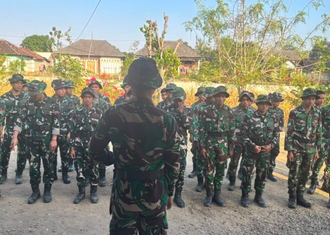 Dan SSK Berikan Pengarahan, Satgas TMMD Kodim 0813/Bojonegoro Siap Jalankan Tugas
