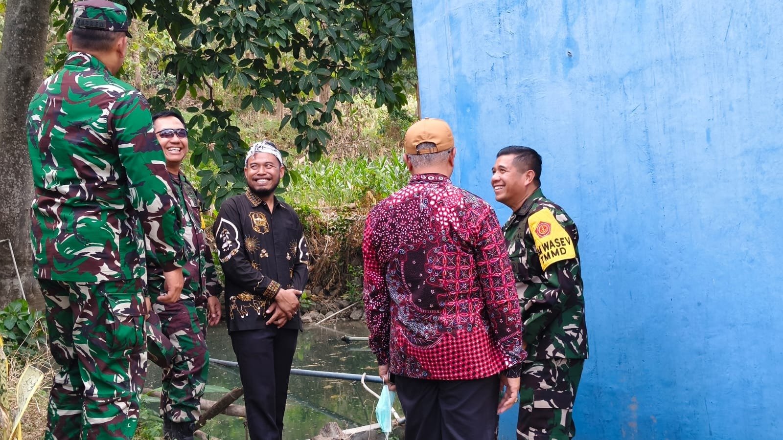 Laksamana Pertama TNI Albertus Agung Priyo Suseno Tinjau Infrastruktur Air Desa Tlemang