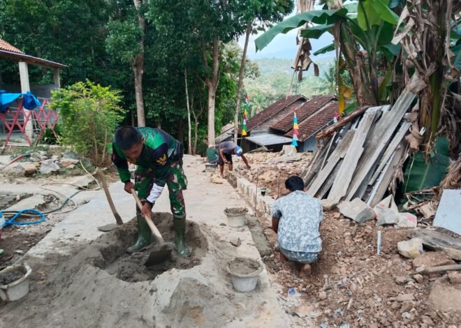 Upaya TMMD Membangun Drainase Gang Alpukat II untuk Cegah Banjir dan Genangan