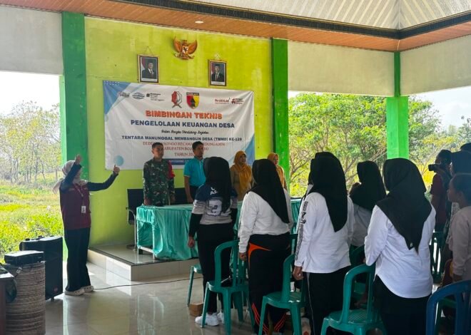 Sosialisasi Pengelolaan Keuangan Desa Warnai Kegiatan Nonfisik TMMD Ke-129 Kodim 0813/Bojonegoro