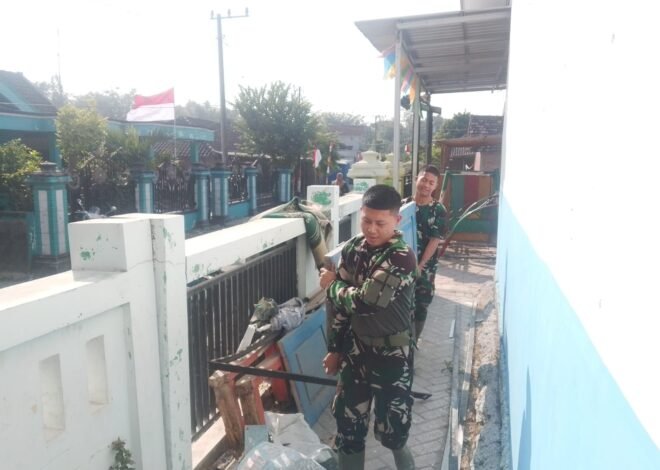 Persiapan Material Dimulai, Satgas TMMD Kodim 0813/Bojonegoro Kebut Rehabilitasi SDN Kesongo 1