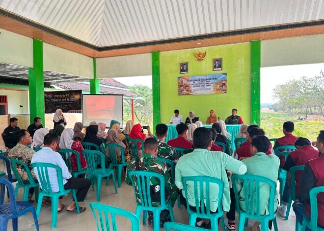 Balai Desa Kesongo Jadi Pusat Edukasi Literasi dalam Program TMMD Ke-129 Kodim 0813/Bojonegoro