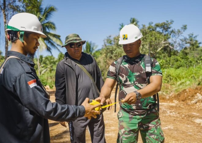 Pastikan Hasil Sesuai Target, Satgas TMMD Laksanakan Pengukuran Jalan