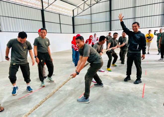 Semarak HUT RI Ke-81, Satgas TMMD Ke-129 Kodim 1404/Pinrang Hadirkan Beragam Lomba Meriah
