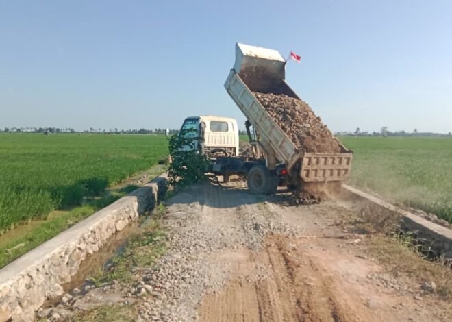 Nyaris Rampung! Jalan Tani TMMD Ke-129 Kodim 1404/Pinrang Capai 94 Persen