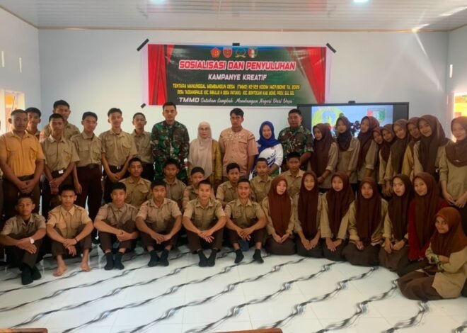Penyuluhan dalam TMMD Ke-129: Menyampaikan Pesan Positif di Desa Patukku