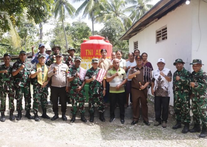 Tim Wasev TMMD Kodim Belu Tinjau Sasaran Tambahan Sumur Bor Program Unggulan TNI AD