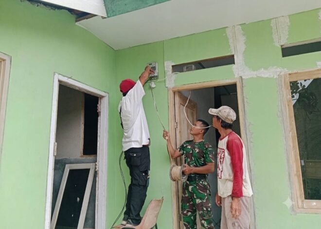 TMMD ke-129 Kodim 0410/KBL Terus Wujudkan Rumah Layak Huni bagi Warga Pinang Jaya