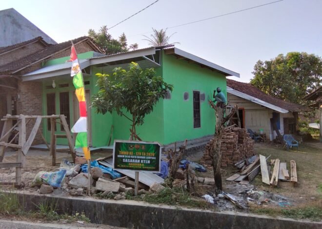 RTLH Bapak Sudirin Terus Dikerjakan, Satgas TMMD Selesaikan Rumah dari Struktur hingga Finishing