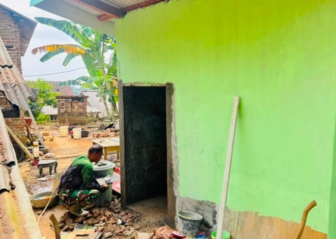 MCK-5 Capai 95 Persen, Satgas TMMD Ke-129 Bersiap Rampungkan Fasilitas Sanitasi Warga