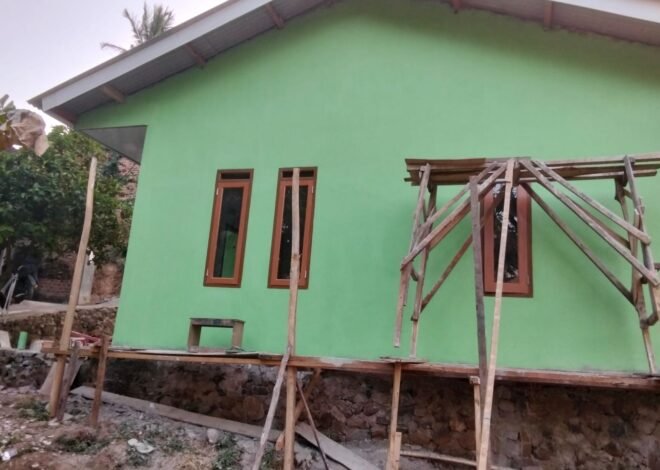 Rumah Syahrul Masuki Tahap Pengecatan, Satgas TMMD ke-129 Perkuat Kualitas Hunian Warga