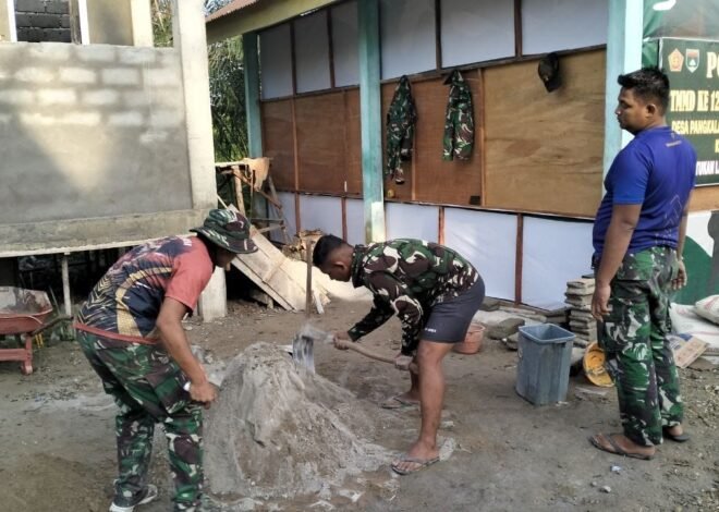 TMMD ke-129: Proyek MCK di Dusun 1 Capai 87%