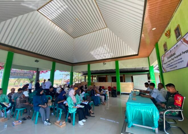 Sosialisasi Keamanan Pangan Tingkatkan Pengetahuan Warga dalam Program TMMD Ke-129