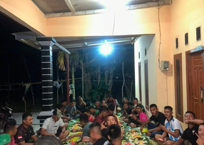Dari Lapangan ke Meja Makan, Satgas TMMD Ke-129 dan Warga Makin Kompak