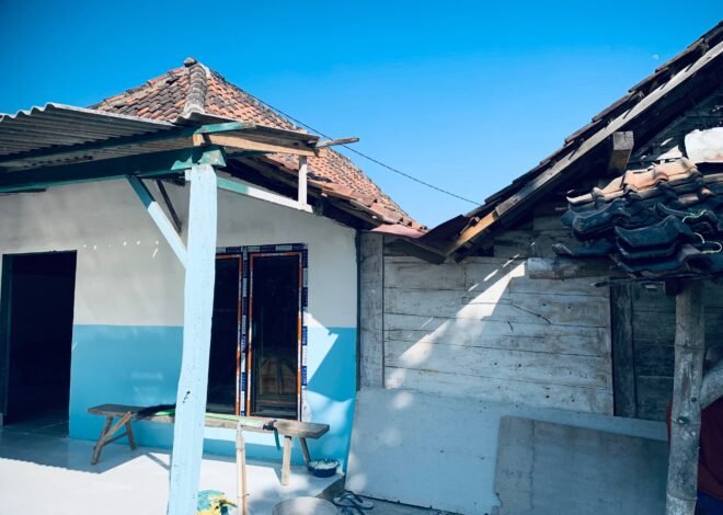 Semangat Gotong Royong Warnai Pembangunan RTLH Bapak Samijan di Dusun Krebet