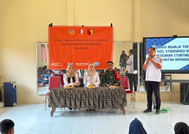 Edukasi Gizi dan Pencegahan Stunting Warnai Kegiatan Nonfisik TMMD Ke-129 di SMP 1 Atap