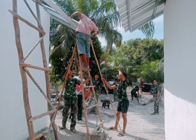 Gotong Royong Jadi Kunci, Satgas TMMD 129 Kodim 0413/Bangka Bangun Rumah Layak untuk Pak Ardiansyah