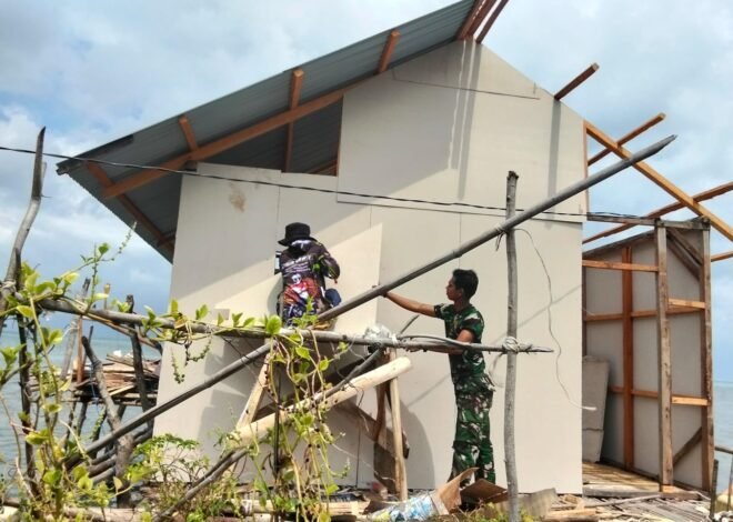 Semangat Satgas TMMD Tak Surut, Renovasi RTLH Milik Bapak Nardianto Terus Dikebut