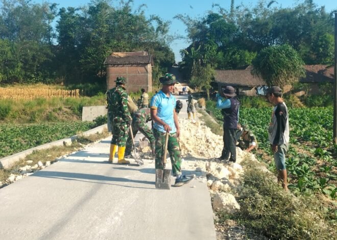 Penimbunan Jalan Terus Dikebut, Satgas TMMD Kodim 0813/Bojonegoro Utamakan Kualitas