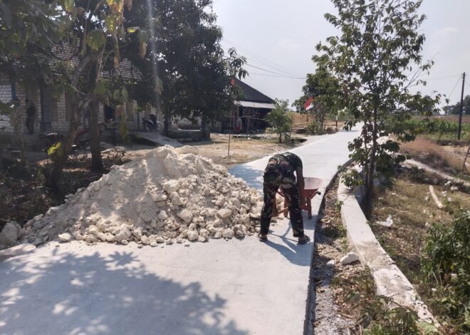 Penimbunan Tanah Jalan Kedung Pandan Terus Berlanjut, Satgas TMMD Bekerja Maksimal