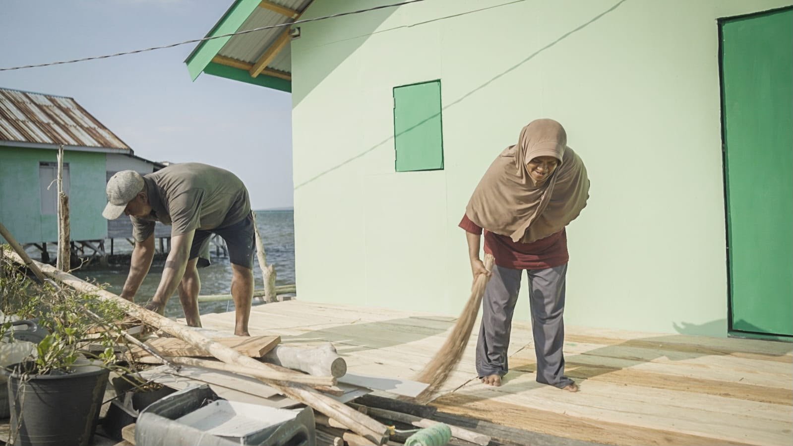 Rumah Dibangun dari Nol hingga 100 Persen, Bapak Nardianto Sampaikan Terima Kasih kepada Satgas TMMD