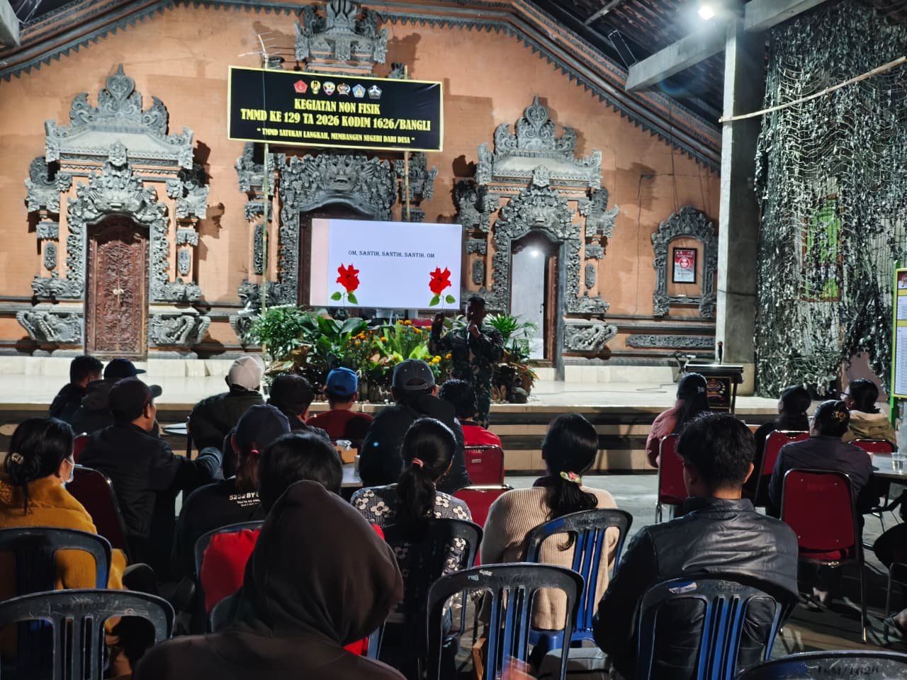 Warga Sekardadi Antusias Ikuti Sosialisasi KDKMP Bersama Satgas TMMD 129 Kodim Bangli