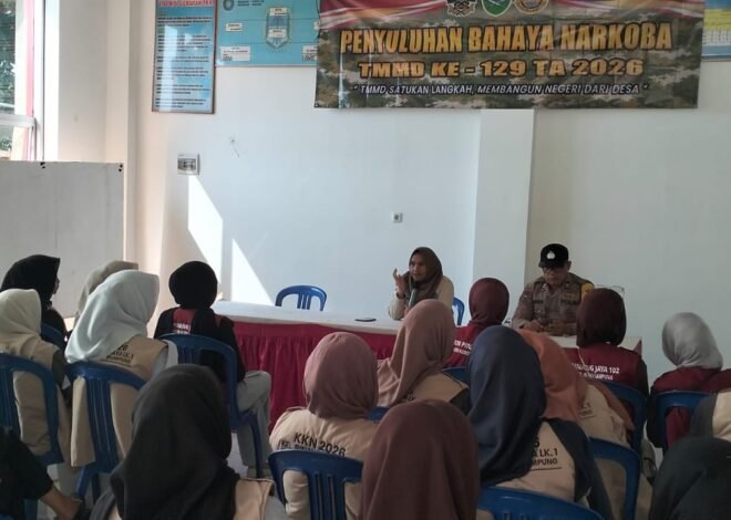 TMMD ke-129 Tak Hanya Membangun Fisik, Satgas Bekali Warga dengan Pengetahuan Bahaya Narkoba